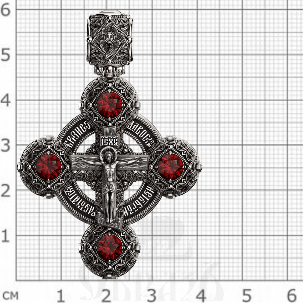 крест «никитрион», серебро 925 проба (арт. 101.5001)